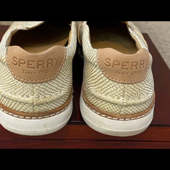 Ladies Sperry Canvas Slip Ons - Picture 3 of 4